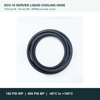 Manguera de refrigeración para servidores YUTE DCC-10 EPDM, 5/8 pulgadas de diámetro interior, 150 PSI, UL94 V-0, manguera flexible para refrigeración de moldes, disponible para centros de datos, corte disponible