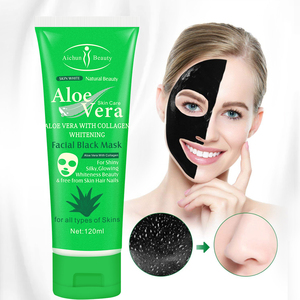 Aichun beauté soins de la peau naturels blanchissant l'<span class=keywords><strong>aloe</strong></span> vera avec collagène visage noir décoller masque pour toute la peau - Product Image 1