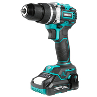 Taladro de Impacto Inalámbrico OBM de 18-21V con Motor sin Escobillas de Velocidad Variable, 75Nm de Torque Máximo, Profesional, sin Llave, para Uso en Metal y Bricolaje