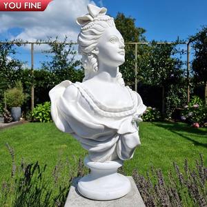 Sculpté à la main <span class=keywords><strong>Buste</strong></span> Sculpture <span class=keywords><strong>En</strong></span> <span class=keywords><strong>Marbre</strong></span> Naturel <span class=keywords><strong>Buste</strong></span> <span class=keywords><strong>En</strong></span> Pierre pour La Décoration De La Maison - Product Image 6