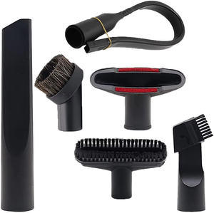 Juego de 6 <span class=keywords><strong>Accesorios</strong></span> <span class=keywords><strong>para</strong></span> <span class=keywords><strong>Aspiradora</strong></span> de Plástico Ecológico de 32 mm, Cabezal de Cepillo de Succión Desmontable <span class=keywords><strong>para</strong></span> Sofá, Cama y Automóvil - Product Image 1