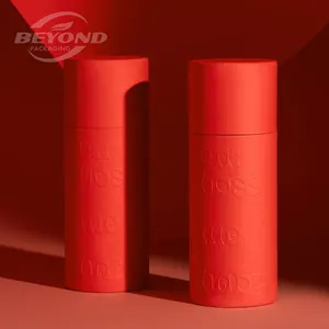 Luxury Skincare Packaging Custom Luxury Personality Customized Desgin Cosmetic Essential Oils Skincare Eyeliner Cardboard Round Paper Tube Packaging Box