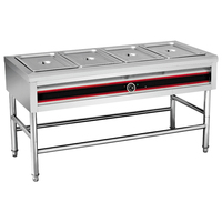 Restaurant Offre Spéciale 2 couches chauffe-aliments électrique affichage Buffet chauffe-aliments vitrine
