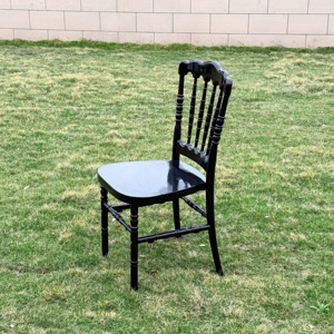 Silla Napoleón de Resina Blanca Pura con Respaldo Ondulado y <span class=keywords><strong>Asiento</strong></span> Liso para Bodas, Banquetes, Hoteles, Jardines, Galas, Cumpleaños y Eventos al Aire Libre - Product Image 6