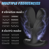 Vibrierender Anal vibrator mit Elektro schock Anal Butt Plug Vibratoren
