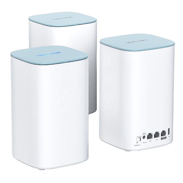 Createk Mesh Extender AX3000 Dual Band WiFi6 Router 3-Pack HALO Pulse X3 Home WiFi System QoS WDS/WPS Support Built-in Antennas