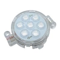 Corps extérieur de PC de la source lumineuse IP67 de point du pixel SMD LED de 50mm RVB 7 pour des murs d'hôtel