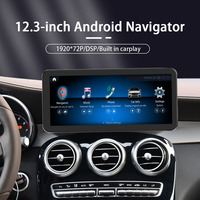 MeiHua 12.3 "Navigation pour Mercedes Benz 2015-2019 NTG4.5 NTG5.0 Support Original et Android System CarPlay Multimedia Player