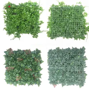 QSLH-GWE014 Wall Decoration 50x50cm UV Grass Wall Backdrop Artificial Green Wall Panel