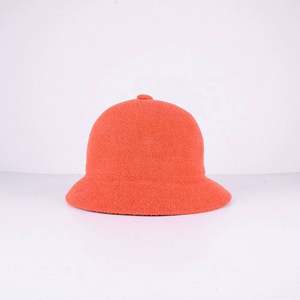 Chapeaux Bob Unisexe en Laine Douce 100% pour la Vente en Gros, Chapeaux de Pêcheur en Tissu Éponge, Logo Brodé Personnalisé, Quatre Saisons - Product Image 6