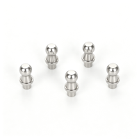 Automotive Grade 10B21 Steel Chrome Plated Ball Head Screw Cold Heading Pin Multi-Size Stud Bolt EV Auto Universal Fasteners