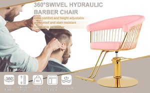 Sillón de Peluquería para el Hogar, Giratorio 360 Grados, con Bomba Hidráulica, Equipo de Belleza para Spa, Barbería, Sala de Estar, Escuela - Product Image 6