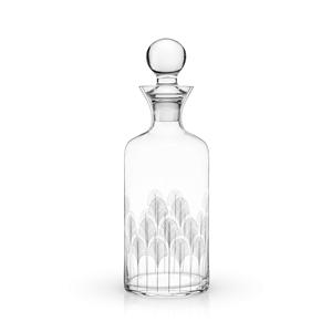 Decantador de Whisky de Cristal Viski Deco, Tapón para Botella de Vino Tinto, <span class=keywords><strong>Bourbon</strong></span>, Vodka y Licores, Regalo Perfecto para Hombres, Cristalería Elegante para el Hogar y Bar - Product Image 4