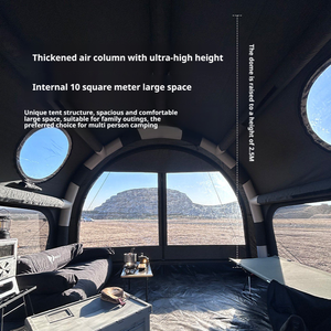 Tienda de Campaña Inflable de Lujo, Gran Capacidad, Impermeable, de <span class=keywords><strong>Tela</strong></span> Oxford, con Bomba de Aire, Equipo para Campamento y Fiestas al Aire Libre - Product Image 3