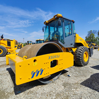 Compacteur de sol à tambour unique de 26 tonnes à usage intensif pour les projets de construction routière