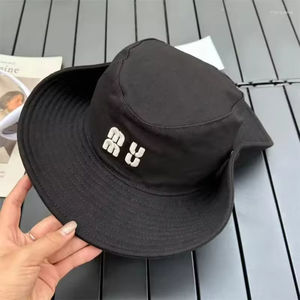 Chapeau bob en denim unisexe à large bord, respirant, imperméable, chapeau de soleil de plage, chapeau de cow-boy ajusté - Product Image 3