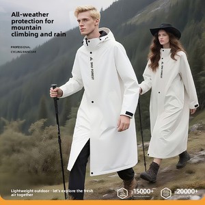 Impermeabile di Alta Gamma Versatile e Traspirante con Logo per <span class=keywords><strong>Donna</strong></span>, Uso Esterno, Bici Elettrica, Escursionismo, Arrampicata - Product Image 2