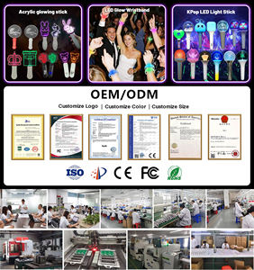 Bastones de Luz Kpop con Control Remoto DMX, Barra Luminosa LED con Colores RGB para Conciertos y Fiestas - Product Image 4