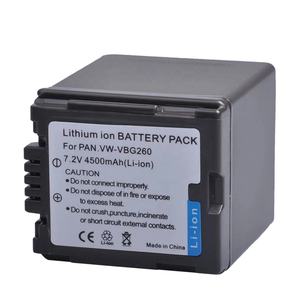 Batterie de caméra VW-VBG260 VWVBG260 VBG260 pour Pana sonic VDR-D50 HDC-SD1 HDC-<span class=keywords><strong>SD9</strong></span> HDC-SD100 HDC-TM300 PV-GS80 - Product Image 1