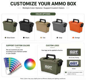 Scatola per Munizioni Personalizzabile per Caccia e Sport all'Aperto, OEM, Impermeabile, Antiurto, in Plastica, Rigida, per Trasporto Proiettili e Conservazione Attrezzi - Product Image 4