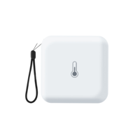 Capteur ZigBee d'intérieur EWelink, thermomètre hygromètre intelligent pour la maison, design barre, contrôle par application PC, alimentation USB et batterie