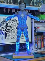 Mainan baja tahan karat cetak 3D kustom lucu patung hewan saku hewan lucu prototipe untuk hadiah Festival sempurna