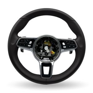 Volant en cuir de haute qualité personnalisé pour Panamera Macan Cayenne Cayman 911 718 987 970 958 997 - Product Image 3
