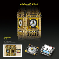 Reobrix 55012 13825 pièces Big Ben cloche tour bloc de construction brique ensemble modèle technique jouet éducatif en plastique moderne Festival cadeau