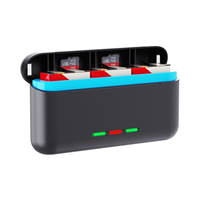 Station de charge de batterie Hongdak à 3 canaux, boîte de rangement et de charge pour accessoires GoPro Hero 13
