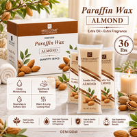 OEM Mandel-Duft Paraffinwachs 453g 1lb Hautpflegendes Tiefenfeuchtigkeitsspendendes Hand- und Fuß-Spa Paraffin-Badewachs für Salon Großhandel