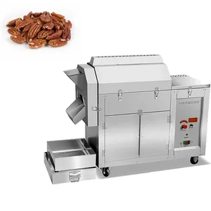 25Kg Mini Gas Kering Mandelprofi Kacang Roaster/Baking Peralatan Mesin untuk Panggang Lada