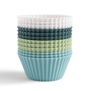 Reusable Silicone Baking Cups Non-Toxic BPA Free Dishwasher Safe Cupcake and Muffin Liners