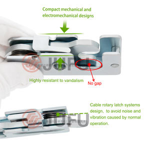 Drehtür verriegelung Anhänger Tür verkleidung verdecktes Dreh verriegelung schloss mit Stahlverriegelungs-Zug verriegelung - Product Image 4