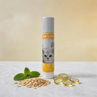 Tube souple écologique et recyclable en aluminium-plastique avec bouchon à vis, sans BPA, pour pâte dentifrice ou soins bucco-dentaires pour animaux de compagnie