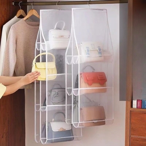 Cho phụ nữ của túi xách nhiều Lớp Treo lưu trữ, chống bụi có thể gập lại Hanger bag cho Closet Door trở lại tổ chức - Product Image 1