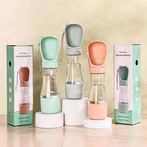 Portable <b>Dog</b> Water <b>Bottle</b> for Travel, 2 in 1 Water & Food Container, Outdoor Pet <b>Drinking</b> Cup/ - Product Image 6