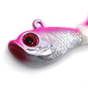Esca per Pesca a Mosca con Testa <span class=keywords><strong>Jig</strong></span>, Teaser in Pelo per Acqua Salata, <span class=keywords><strong>Jig</strong></span> <span class=keywords><strong>Artificiale</strong></span> con Pelo di Cervo - Product Image 6