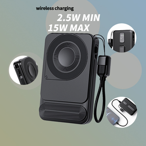 Chargeur portable sans fil USB-C Kitway CDB-139-1W 20W 10000mAh, charge rapide, matériau ABS, support universel, magnétique - Product Image 4