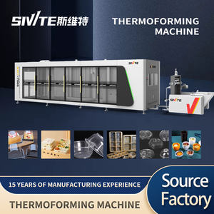 डिस्पोजेबल प्लेट बनाने वाली मशीन रेस्तरां खानपान टेबलवेयर खाद्य पैकेजिंग कंटेनर बनाने वाली मशीन - Product Image 1