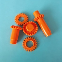 Engrenage à vis sans fin en plastique personnalisé, engrenage droit en plastique, petit engrenage en plastique M0.5 pour moteur à courant continu