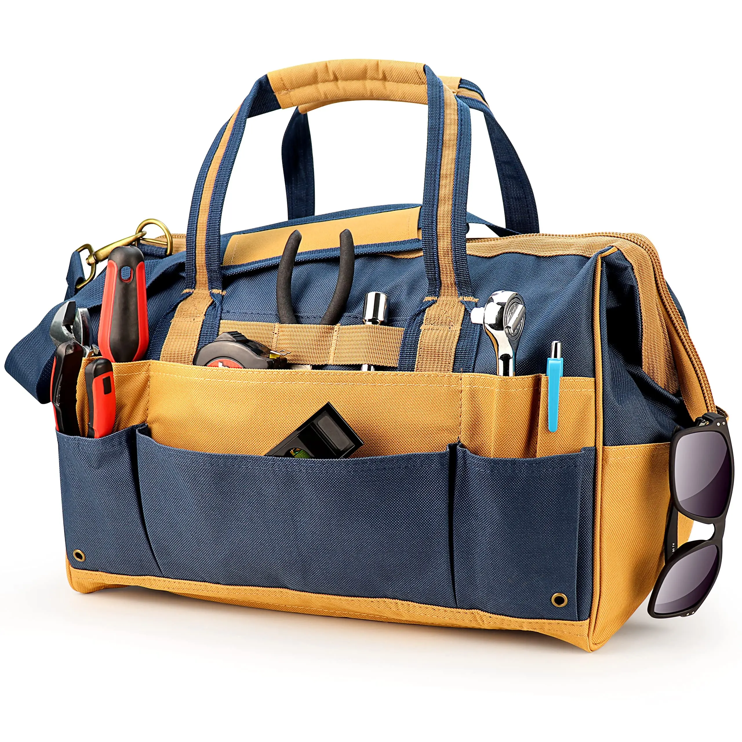 Großhandel Custom Large Capacity Tote Rolling Tool Organizer Fall Hochleistungs-Elektriker Werkzeug tasche für Techniker