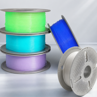 Filament PETG Luminescent Brillant dans l'Obscurité Haute Translucidité Résistant aux Chocs 1kg 1.75mm Rouleau pour Projets Artistiques Créatifs DIY