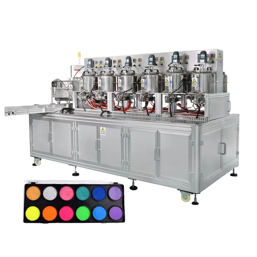 TENZ 12-Farben-Füllmaschine mit Kühlsystem/12-Farben-Keramikventil-Servo-Eindüsen-Heißfüllmaschine