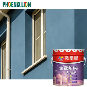 Peinture liquide anti-taches à faible teneur en COV, écologique, imperméable pour extérieur, peinture au latex pour murs en ciment, vente en gros directe d'usine, couleur personnalisée - Product Image 2