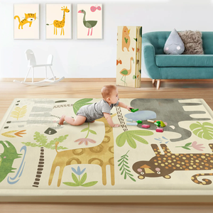 2025 חינוכי כיף בעיר כביש משחק ילדים מחצלת שטיח שטיחים מרופקת תרגיל תינוק סלסול אזור שטיחים לילדים - Product Image 4