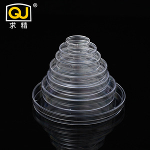 QJ Petri Dishes 35mm 60mm 90mm 100mm 120mm Plastic Round Premium Lab Use - Product Image 1