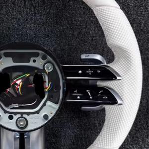 Accesorios para Automóviles, Volante de Cuero para Mercedes-Benz AMG W176 W211 W212 W205 W204 <span class=keywords><strong>A180</strong></span> A200 B180 B200 GLA GLC GLB GLE - Product Image 3