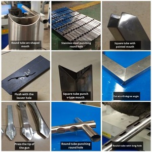 מכונת ניקוב צינורות הידראולית CNC, ליצירת חורים מרובעים ועגולים בצינורות פלדה, ציוד לעיבוד מתכת, מונעת במשאבה - Product Image 6
