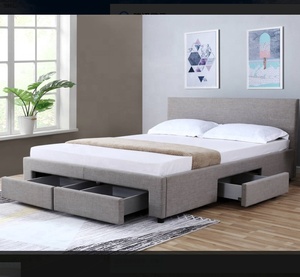 Willsoon thiết kế hiện đại vua Kích thước PU khung giường da với gỗ xây dựng mềm mại và với bốn ngăn kéo để sử dụng nhà - Product Image 6