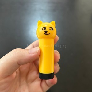 ISMAN Luxe 3g Panda Vorm Lipbalsem Tube <span class=keywords><strong>Cartoon</strong></span> Dieren Lipstick Verpakking PP Plastic Kinder Make-up Verpakking Groothandel Aangepaste <span class=keywords><strong>Logo</strong></span> - Product Image 4